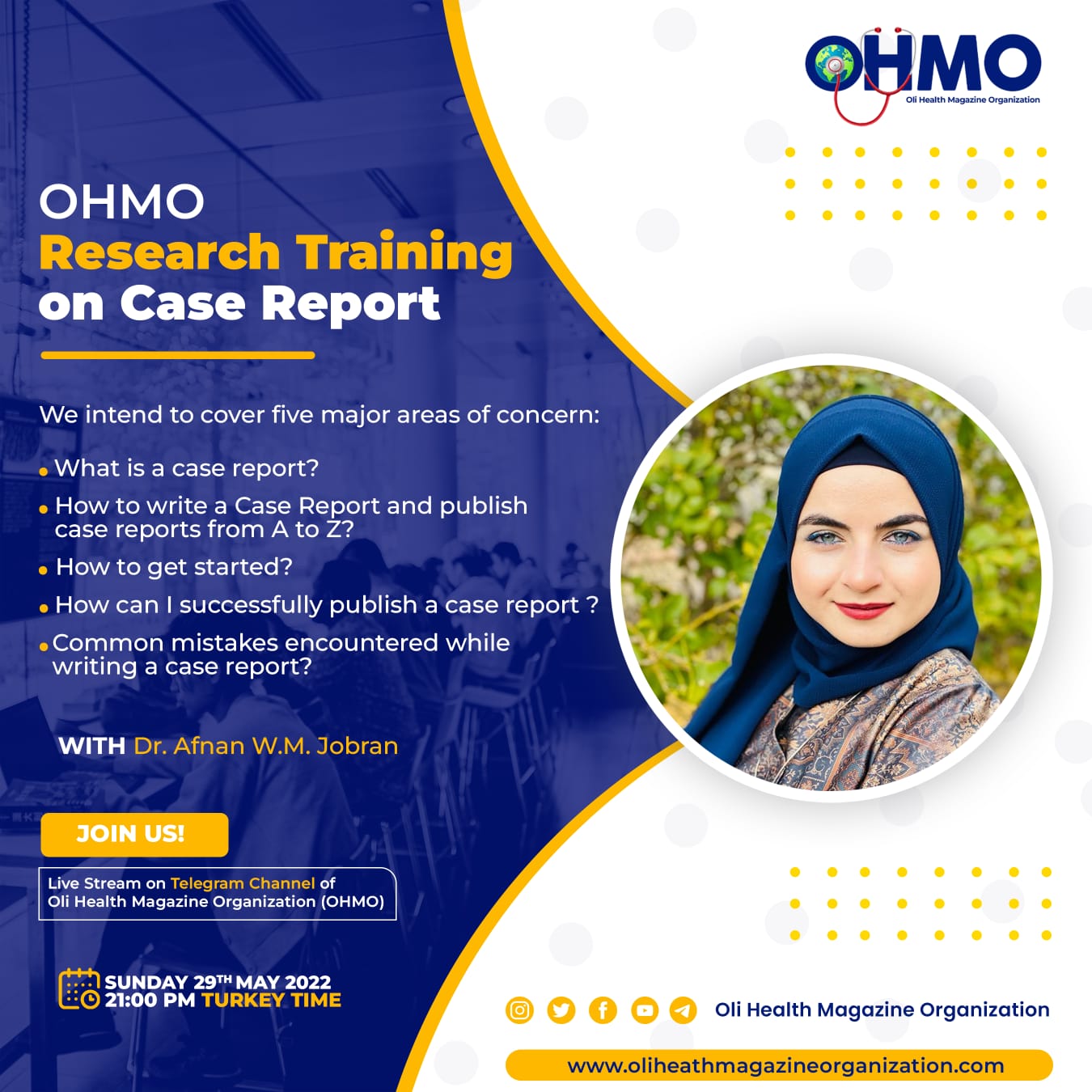 OHMO Research Training on Case Report